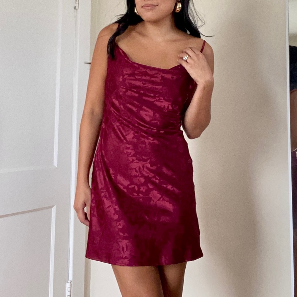 Urban Outfitters cowl neck slip dress